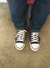 回力（Warrior）帆布鞋男运动鞋子男女士春秋经典款帆布板鞋学生鞋情侣慢跑步鞋潮 370黑色 复古升级版 39 偏大一码 实拍图