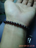 冰珂晶石 5A酒红石榴石手链 天然水晶手串女款生日礼物情侣女单圈紫牙乌 6mm 实拍图