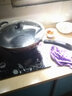 苏泊尔炫彩不粘易洁大炒锅大号炒菜锅具少油烟炒勺不生锈玻璃盖大马勺 轻烟不粘 34cm 实拍图