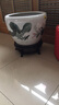 伊莲鱼缸花瓶高脚底座陶瓷木质制木托树脂瓷器奇石工艺品花盆架子摆件 直径38CM高16cm左右 实拍图
