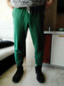 稻草人春秋季运动裤男长裤收口束脚裤男士宽松休闲长裤针织卫裤男跑步 绿色(春秋款)WK002 (建议190-210斤) 4XL 实拍图