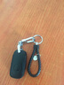 适用大众新朗逸途观L宝来高尔夫凌渡探歌途昂途岳探岳桑塔纳捷达速腾帕萨特途安真皮钥匙包套汽车用钥匙扣 大众F款黑色 实拍图