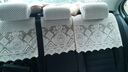 领誉汽车座套蕾丝坐垫全包半截坐椅套四季适用于凯美瑞日产天籁轩逸别克君越凯越GL8朗逸奥迪A6L宝马 花瓶-米色【五座上半截】 专车定制  3-5天发货 实拍图