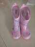 Hello Kitty凯蒂猫儿童雨鞋宝宝女童雨靴防滑公主小孩水鞋 KP18526粉红 内长18.5cm 27码 实拍图