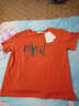筱岚 2025夏新款闺蜜装丅恤女半袖韩版女装棉质短袖T恤女宽松上衣洋气 橘黄色 XL -120-135斤 实拍图