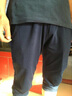 牧予品牌运动短裤男棉质夏季运动休闲短裤加大码男士针织七分裤舒适透气韩版潮流夏天运动裤7分裤子男生 蓝色七分裤 XL（建议115-130斤左右） 实拍图