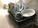 JOSEPH JOSEPH可伸展式排水碗架水槽厨房置物架沥水碗架放碗筷收纳盒碗碟架 灰色 85040 实拍图