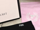 维多利亚的秘密（Victoria's Secret）PINK 夏季舒适无痕3A抗菌抑菌LOGO中腰包臀内裤三角裤女 2ZUO黑色-格纹款 11255733 1条 S 实拍图