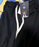 NASA GISS休闲裤男宽松保暖裤加绒厚款长裤子 黑色直筒加绒 (170/76A)M 实拍图