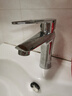 箭牌（ARROW）水龙头冷热面盆水龙头洗脸盆浴室卫浴洗漱台卫生间洗手间家用龙头 【不锈钢枪灰】面盆龙头41108GG 实拍图