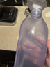 三朴samply三朴热水袋注水长条暖水袋加厚热敷肚子暖手迷你可爱透明 小蛮腰透明+布套 850ml 实拍图