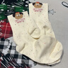 甜美蓝色袜子女夏薄款纯色网眼透气吸汗堆堆袜miumiu芭蕾风中筒袜 【白色+灰色】 2双 实拍图