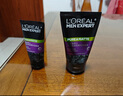 欧莱雅（LOREAL）男士洗面奶控油清痘深层清洁磨砂抗黑头角质氨基酸洁面乳男青少年 炭爽控油双效洁面膏100ml 实拍图