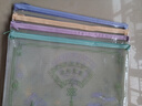 齐心(Comix)4个装国风A4文件袋透明网格拉链袋试卷科目分类文具袋收纳作业资料补习袋MFA3366 实拍图