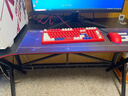 奥伦福特  电脑桌台式家用电竞游戏桌办公书桌简约书房写字桌子 碳纤维纹路单桌-80*60 升级款电竞桌 实拍图