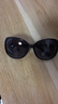 百飒(BYZA)女士偏光太阳镜 时尚大框渐变明星款墨镜太阳眼镜圆脸潮女韩版眼镜可配近视 黑框渐进灰片 实拍图