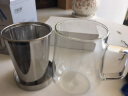 左茗右器 耐热玻璃杯透明办公室水杯过滤茶杯家用茶道杯茶水分离泡茶杯子 加热杯垫+大号550ml 实拍图