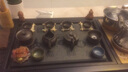 鼎器 带桶 整套紫砂陶瓷功夫茶具套装四合一电磁炉茶盘木竹乌金石茶海茶道茶台 13款：92CM祥云乌金石+浮雕紫砂+送桶 实拍图