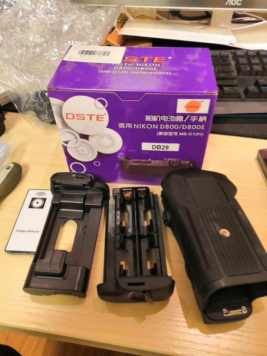 蒂森特（dste）尼康 D800 D800E D810A D810 单反相机 MB-D12手柄电池盒 红外版 实拍图