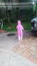 成人防雨鞋套 男女儿童加厚耐磨防水鞋套 防滑雨鞋雨靴套雨具 XS 31-33码 长款粉色 实拍图