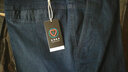良信诚品牛仔裤男装商务休闲高腰宽松直筒裤中老年男士舒适抗皱弹力长裤子 薄款深蓝 34 腰围2尺7 实拍图