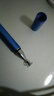 钻玛（ZUANMA） 电容笔ipad触控笔平板高精度手机触摸细头绘画笔华为/vivo/oppo/小米/联想通用圆盘手写笔 蓝色+笔头 实拍图