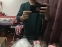 恒源祥100%羊毛衫秋冬季新款男士长袖纯色毛衣男装中年爸爸套头针织衫 15001002黑灰 L 175 实拍图