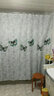 揽奢  蝴蝶飞 涤纶布浴帘防水防霉加厚浴帘布卫生间浴室隔断帘   定制 280*200高 实拍图