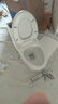 惠达（HUIDA）马桶喷射虹吸式防溅静音座便器抽水马桶坐厕连体式坐便器6218 6298/305坑距(脲醛纤薄盖板) 实拍图