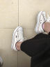 人本帆布鞋女厚底布鞋松糕跟板鞋牛仔休闲鞋女百搭学生1992鞋子 白色(偏小半码) 35 实拍图