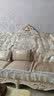 宝跃欧式沙发垫坐垫子贵妃拐角组合美式复古四季通用沙发套盖布防滑 温莎堡/米色 三人后背巾80*180/开口 实拍图