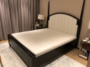 美克·美家 时尚变奏现代简约实木柱式床床头柜双人卧室床 1.8米床（含床板床架条） 晒单实拍图