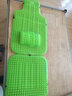 那卡汽车塑料坐垫通用透气轿车通风面包车大小客车货车办公室座垫夏季凉垫坐椅垫通用透气 绿色带腰靠(单座) 实拍图