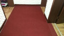 悦渔可定制裁剪地毯酒店大堂进门迎宾垫走廊楼梯过道防滑垫子电梯公司门口垫办公楼消毒地毯绒布胶底商用地毯 暗红色 2米宽*1米长(需要几米拍几件) 实拍图