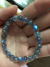 石传百世6A级天然月光石手链拉长石商称蓝月光石手串水晶发光手链附证书 5A级珠径6-7毫米 实拍图