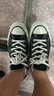 匡威（Converse）秋冬季鞋女鞋1970sAllStar情侣鞋三星标休闲鞋板鞋帆布鞋162050C 172677C 浅灰棕色 42 实拍图