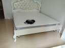 梦美斯宣 家具 欧式床 卧室板木美式双人床结婚床组合套装带软靠床1802 [珍珠白]1.8m高箱一床两柜+床垫 实拍图
