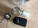 AIWOKE单层玻璃杯大容量个性泡茶水杯车载便携带盖过滤网茶杯男女士学生家用创意杯子水瓶 纯黑色480ml 实拍图
