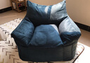 懒悠悠原创 懒人沙发豆袋 单人布艺休闲北欧式创意简约沙发椅多功能小户型沙发座椅 咖啡色 亚麻布 豪华款 实拍图