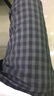 传棨 商务修身格子西裤男正装时尚英伦西服裤时尚休闲西装裤大格长裤 灰色大格 32(2.4尺) 实拍图