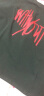 PHJ 短袖t恤女宽松夏季新款韩版显瘦体恤打底衫女士印花圆领上衣 绿色 S（90-105斤） 实拍图