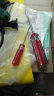 伊莱科（ELECALL）彩条带磁性十字一字螺丝批电工螺丝刀套装散卖五金工具 红色(十字单把) 6*100 实拍图