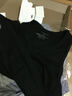 佐丹奴【两件装】内衣男装基础款纯棉纯色U领修身背心男18242012 09黑/白色 L 实拍图
