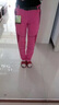 酷艾德户外速干裤女春夏季薄款长裤弹力冲锋裤修身透气大码快干登山裤 粉红色-女款 L 实拍图