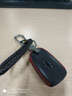 适用于雪佛兰钥匙包真皮钥匙套科沃兹迈锐宝科鲁兹赛欧3创酷科帕奇沃兰多专用男女雪弗兰汽车钥匙扣装饰 雪佛兰G款黑皮红线 实拍图