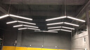 朗威克灯饰 LED长条灯办公室吊灯现代简约创意个性拼接造型灯铝材吊线灯会议室健身房工作室方通专用灯具 120x7cm白光-36W 黑框 实拍图