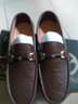 游虎（YOUHU）休闲皮鞋男真皮软底豆豆鞋套脚懒人驾车鞋百搭四季男鞋冬季加绒保暖棉鞋 暗棕【1818】 41 实拍图