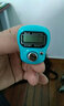 天窗（Sky window）手持计数器戒指款电子点数器便携多用途手指记数器 天蓝色 实拍图