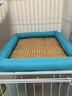 獒少保狗窝猫窝夏季宠物狗狗窝垫子凉席金毛泰迪狗窝小型犬狗屋狗床用品 天空蓝 M码 50*41*7cm 建议12斤内 实拍图