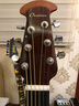 OVATION奥威逊CE44、CE48系列民谣吉他单板CE44C古典电箱琴葡萄音孔圆背 超薄标准版【CE48-1】日落色 实拍图